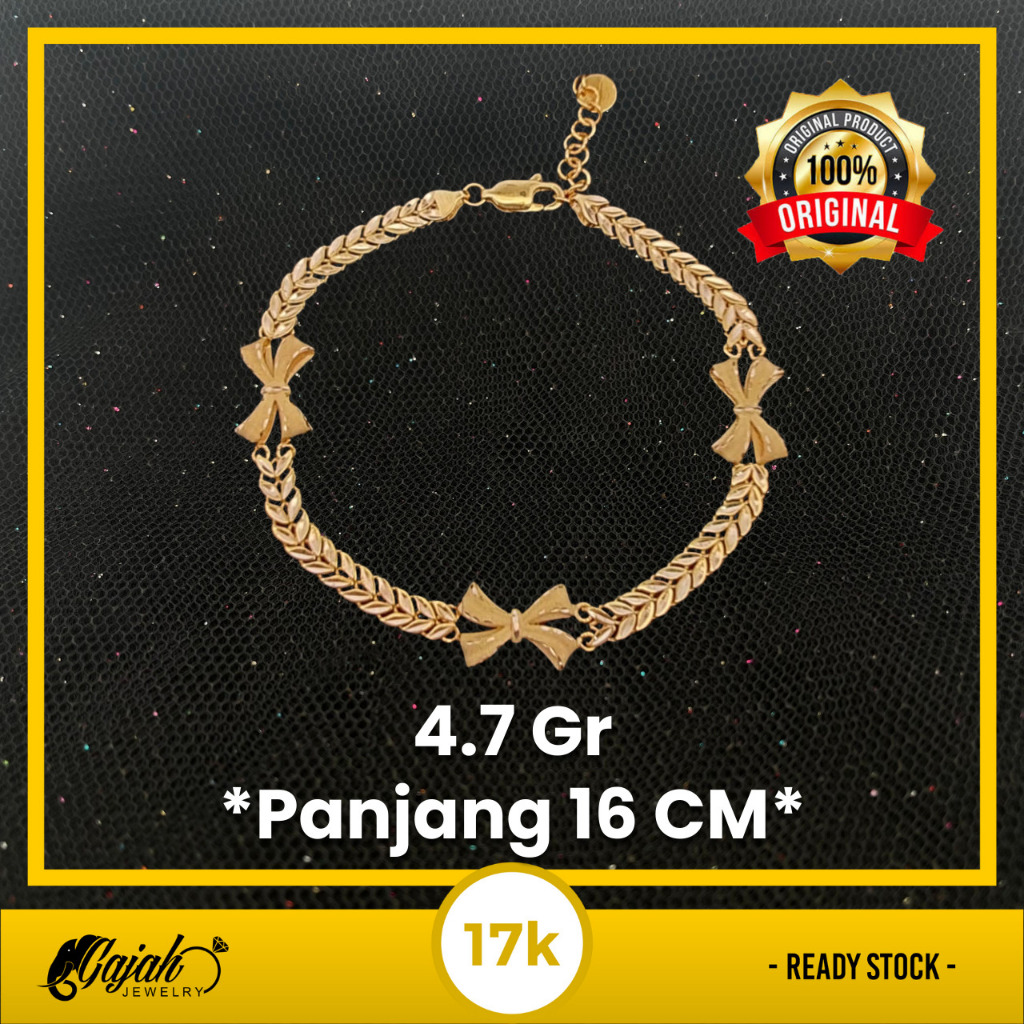 Gelang Emas 17K - Toko Emas Gajah - 4.7 Gram 8191