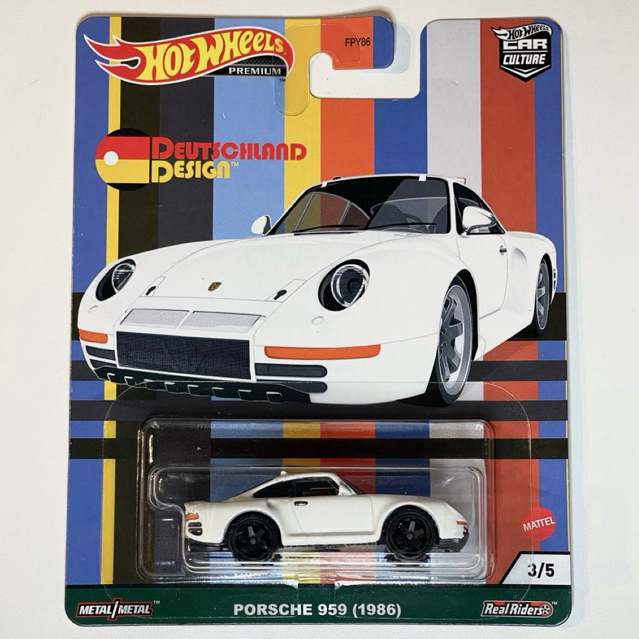 HOTWHEELS PREMIUM DEUTSCHLAND DESIGN PORSCHE 959 (1986)