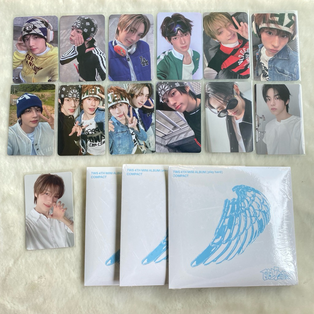 [Part3 Ready Stock] Photocard Official TWS Shinyu Dohoon Youngjae Hanjin Jihoon Kyungmin Try With Us