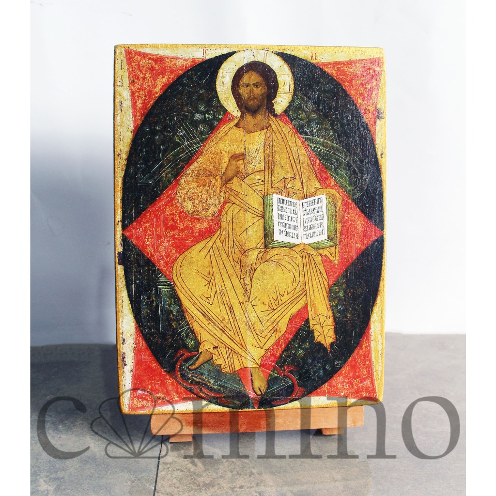 Ikon Kristus dalam Kemuliaan | Kayu Asli Keagungan Tuhan Yesus Christ in Majesty Glory | Maiestas Do