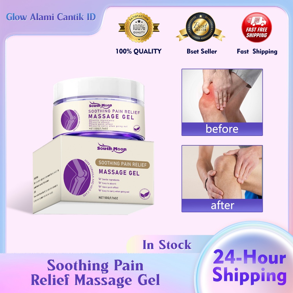 Grosir/COD SOUTH MOON Gel Sendi Glukosamin 100g Pijat Krim Kolagen Sendi Gel Lumbar Spine Cooling Ge