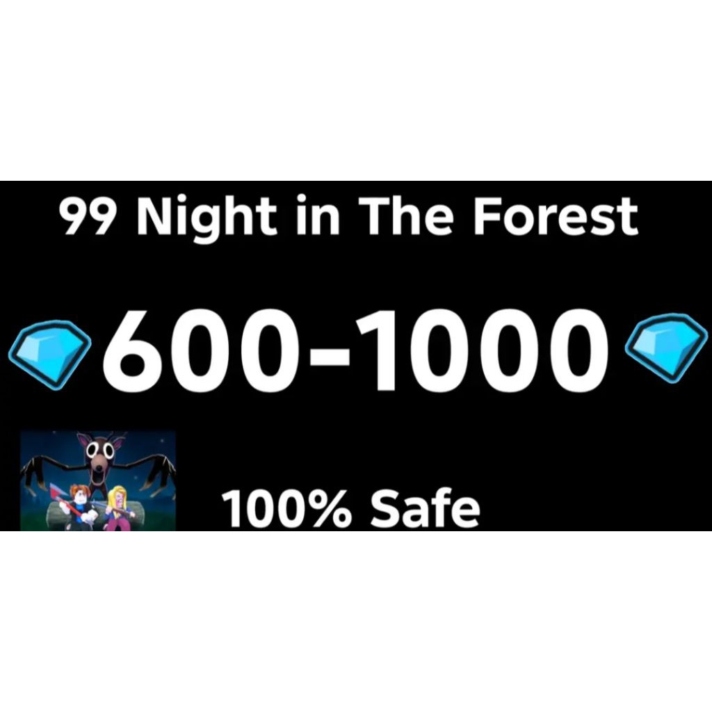 Akun 99 Night in The Forest 600-1000 Diamonds