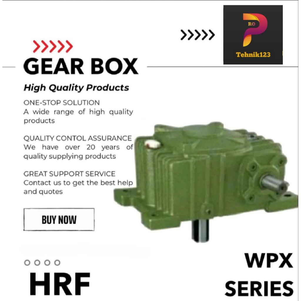 GEAR BOX HRF WPX 120 WORM GEAR REDUCER RATIO 1:10-60/ GEARBOX WPX/