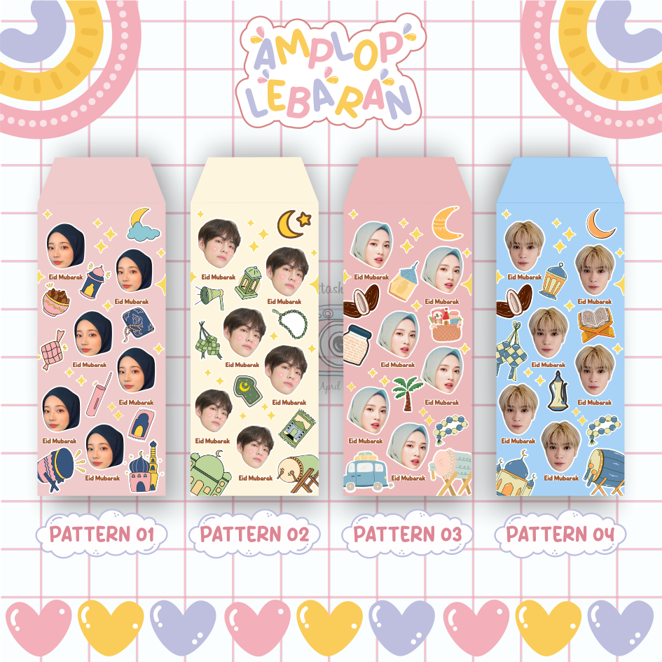 Amplop Lebaran Custom Wajah 2026 / Amplop Lebaran 1447H / Amplop Custom / Amplop Lebaran Custom