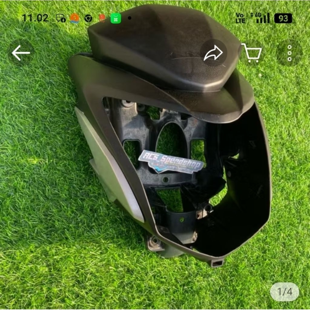 cover barong verza150 original copotan motor tanpa kaca(set batok rumah lampu )