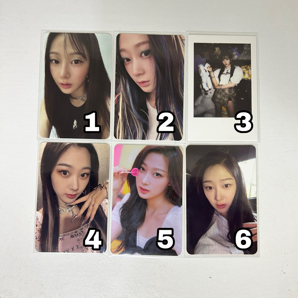 official photocard aab giselle aespa caendy girls drama armageddon