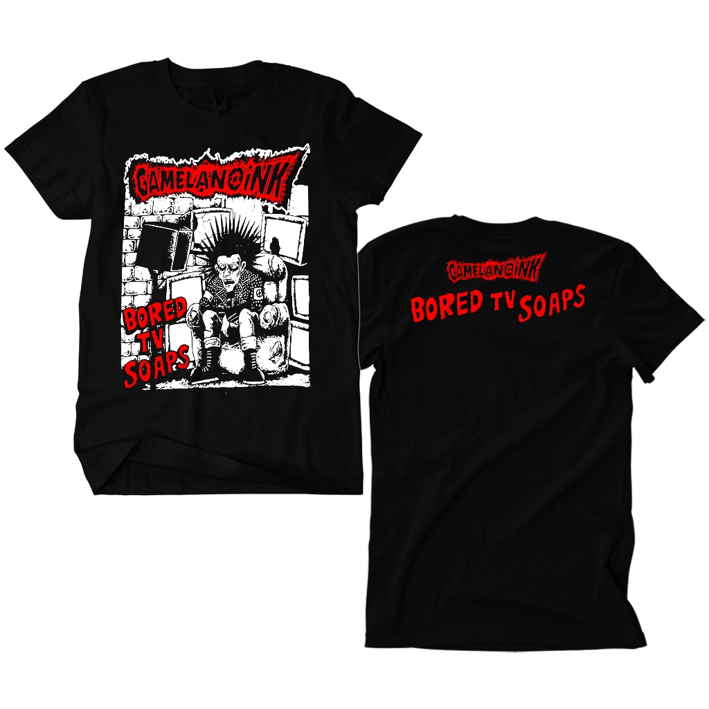 Kaos Band Punk Gamelanoink - Bored Tv Soaps hitam