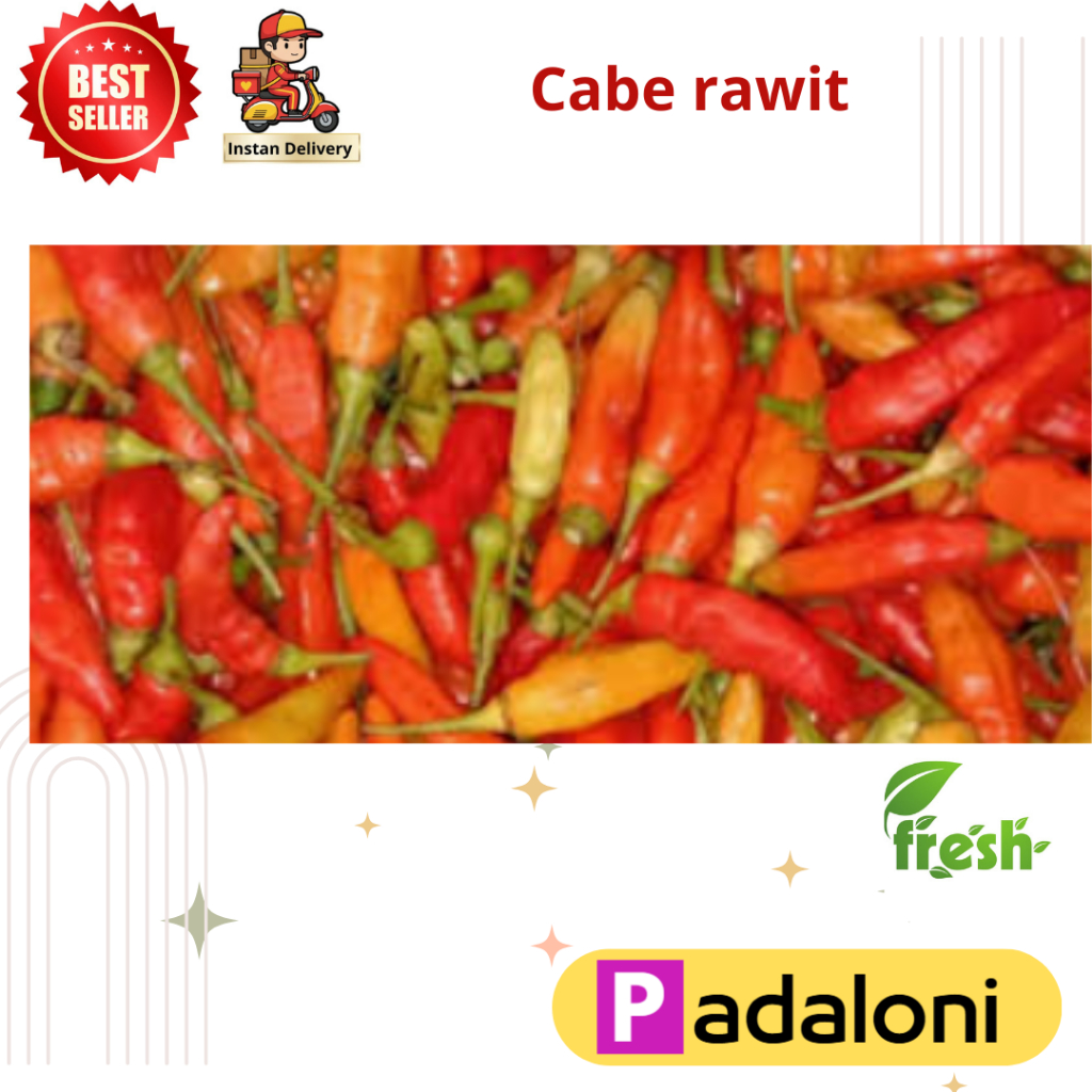 Cabe rawit / Lombok kecil Pedas segar 500gr, 1 kg