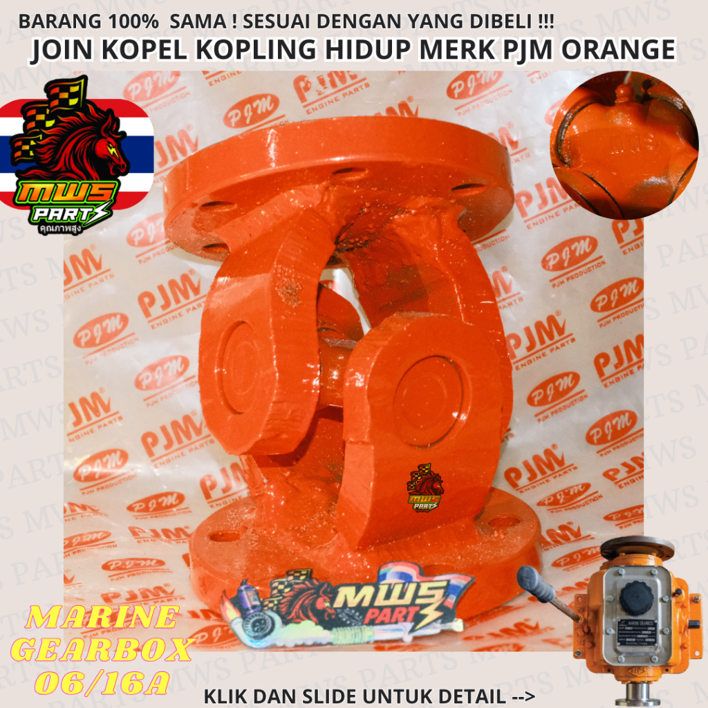 JOIN KOPEL ORANGE COUPLING SHAFT CROSS JOIN CROSS JOINT KOPLING HIDUP JOIN KOPEL FLEXIBLE MARINE GEA