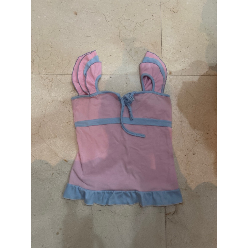 preloved pink coquette top