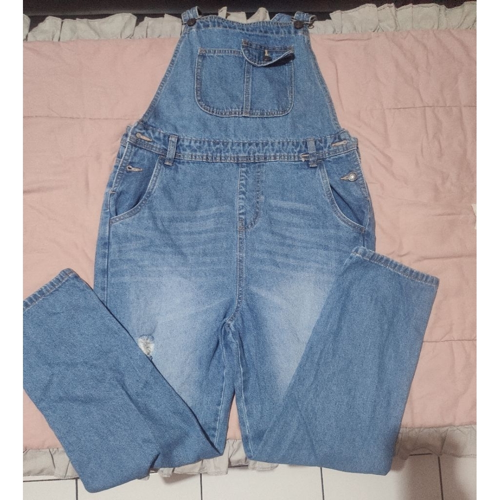 Celana Overall Jeans Perempuan (Second)