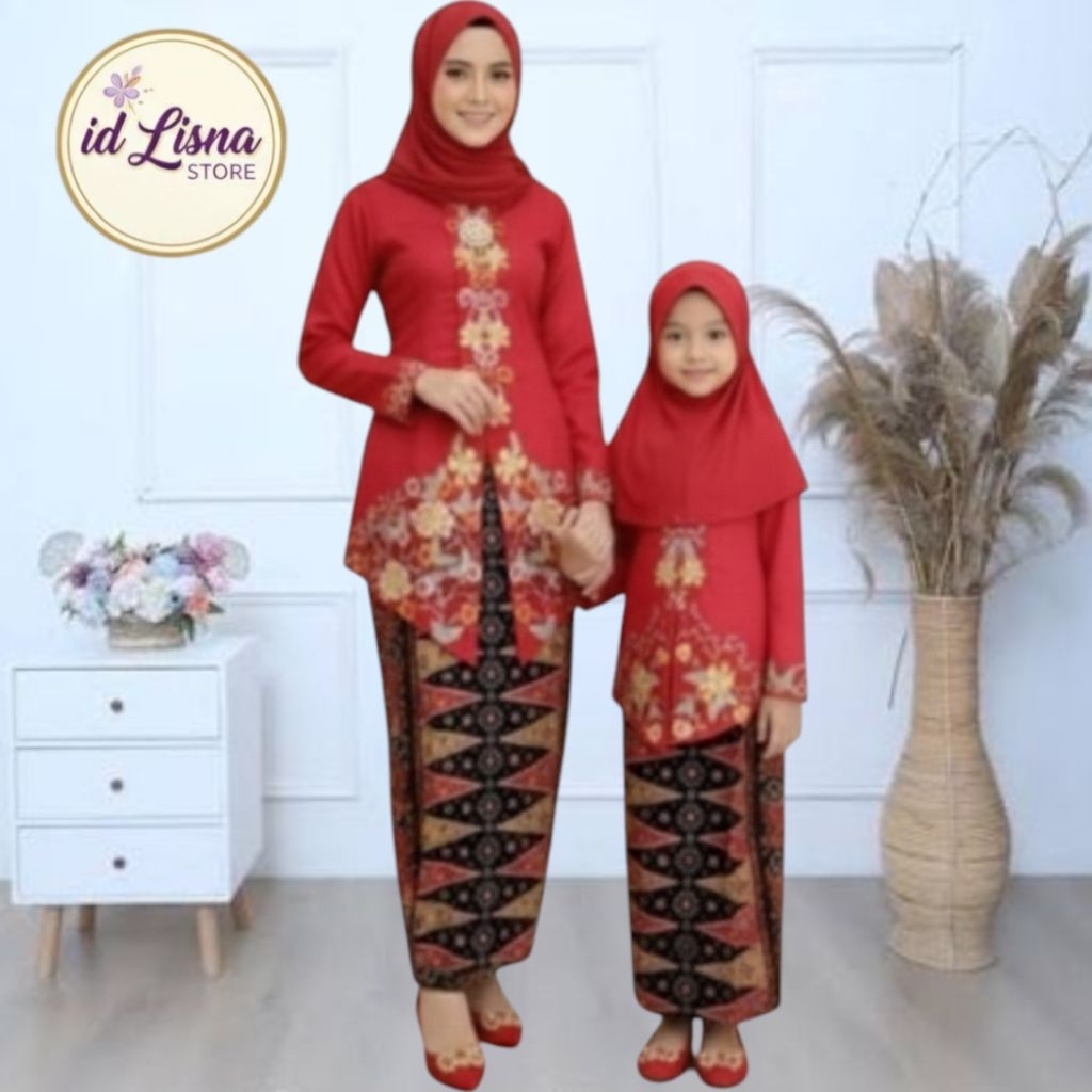 Sepasang Kebaya Encim Couple Ibu Anak Couple Encim Couple Encim Dewasa Anak