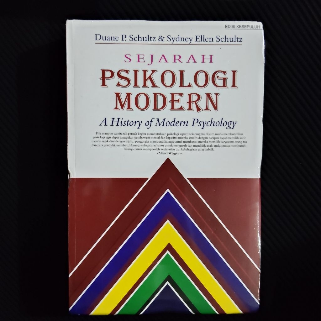 Buku Original • Sejarah Psikologi Modern - A History Of Modern Psychology / DUANE P. SCHULTZ