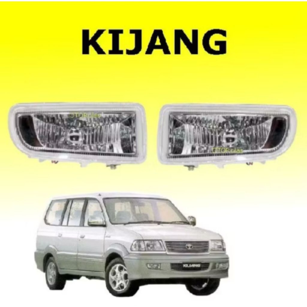 Lampu Kabut Fog Lamp Kijang Kapsul Tahun 2000-2002 dengan Bohlam