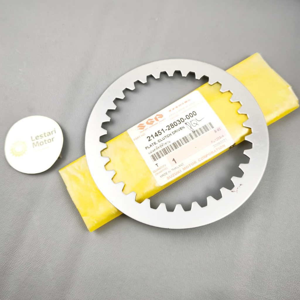 SUZUKI BESI PLAT KAMPAS KOPLING SATRIA FU 150 THUNDER 125 21451-28030-000 ASLI SGP THAILAND 100%