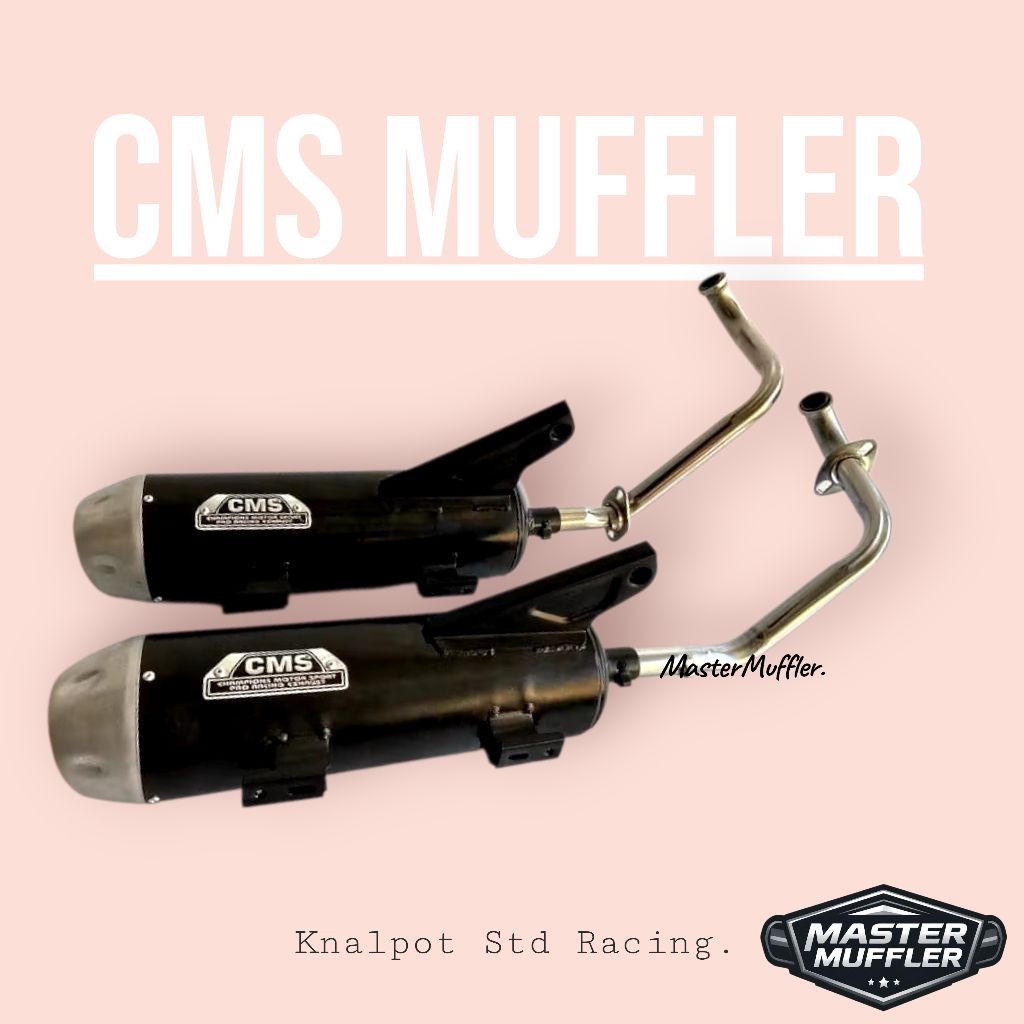knalpot copy CMS ngebass adem MIO/XEON/MIO GT/X RIDE/ FINO (non tameng)