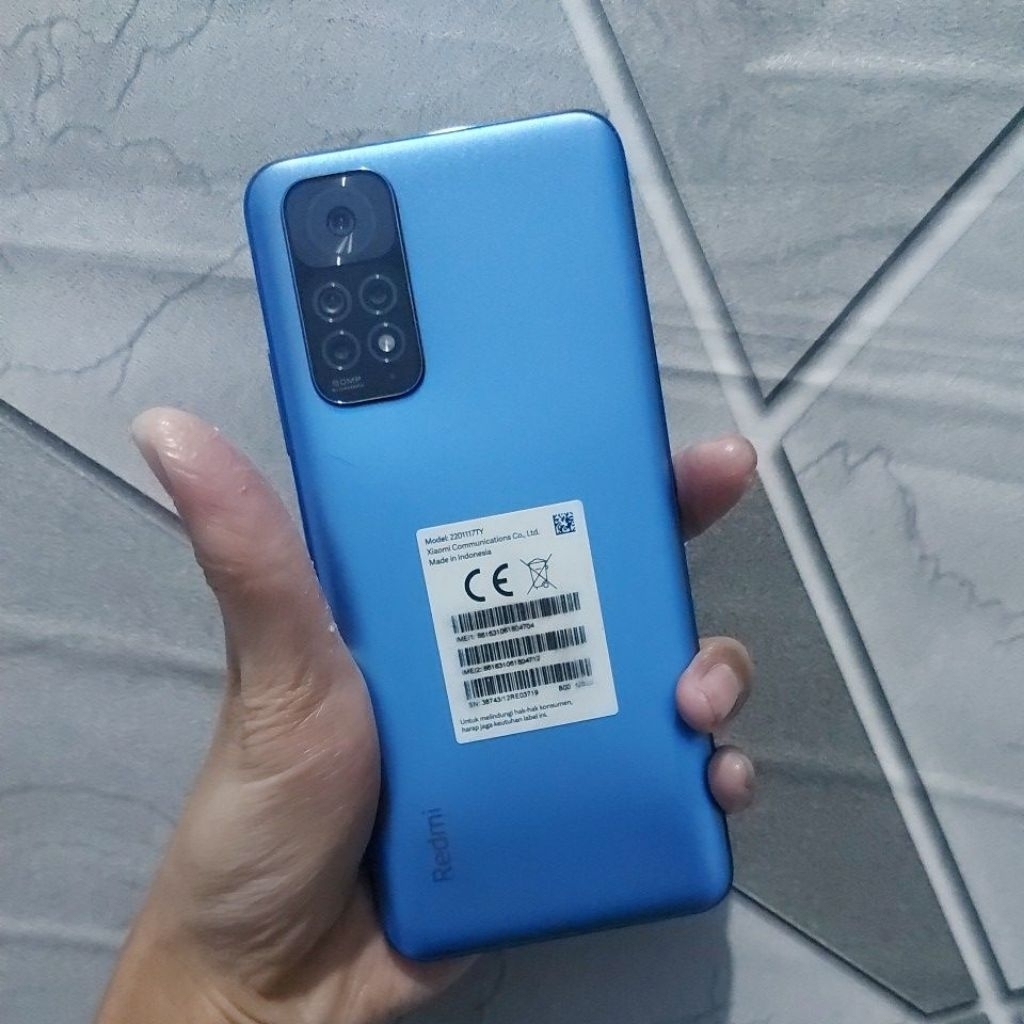 Hp second redmi note11 ram4 128gb resmi hp sofe case saja