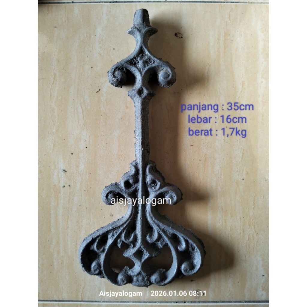 ornamen pagar besi cor