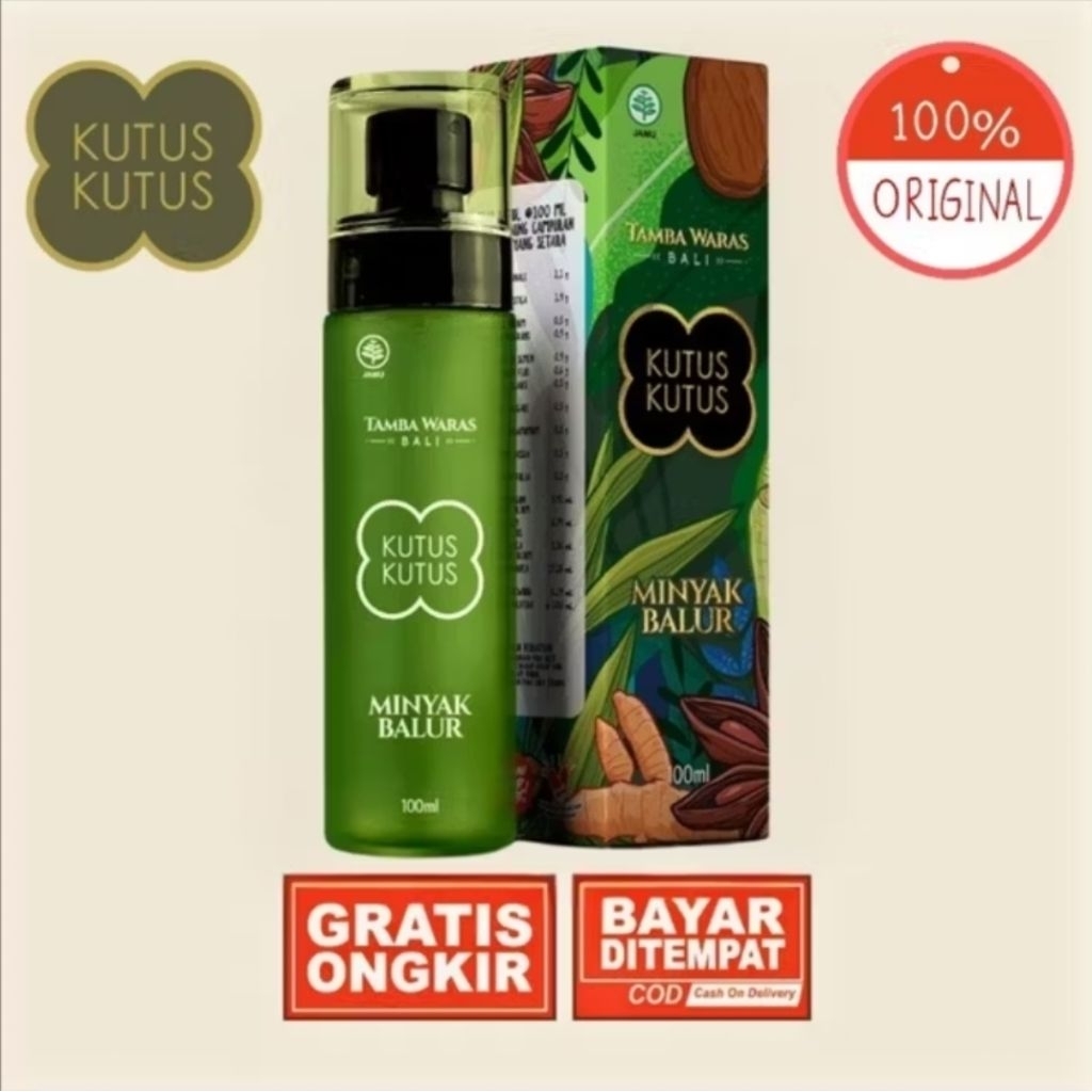Kutus kutus minyak kutus original 100% kemasan baru free moorlife