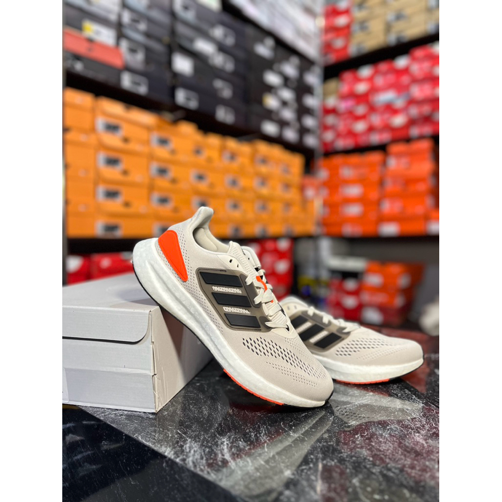 ADIDAS PUREBOOST 22 BEGIE/ULTRABOOST/ADIZERO/SEPATU LARI/ADIDAS RUNNING ORIGINAL