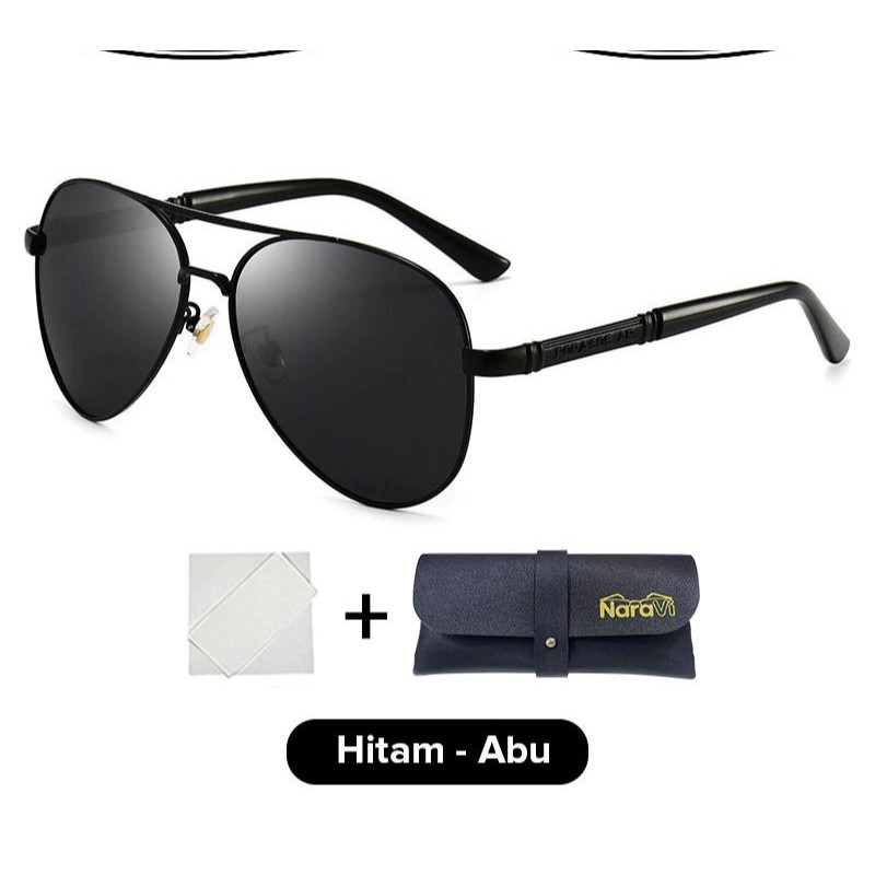 Kacamata Hitam UV400 Anti Radiasi Kacamata  Pria Anti Silau Sunglasses unisex