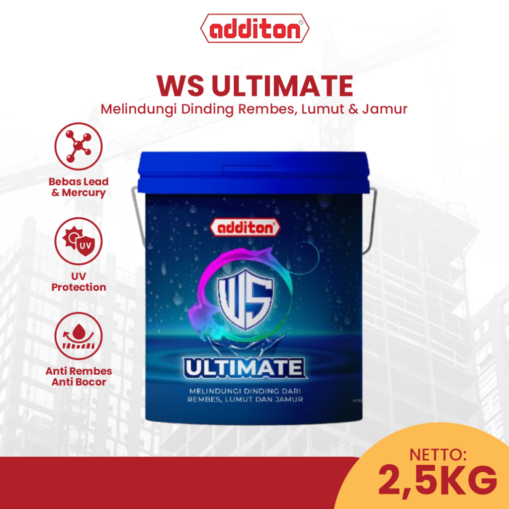 additon ws ultimate 2,5kg, cat diding waterproof
