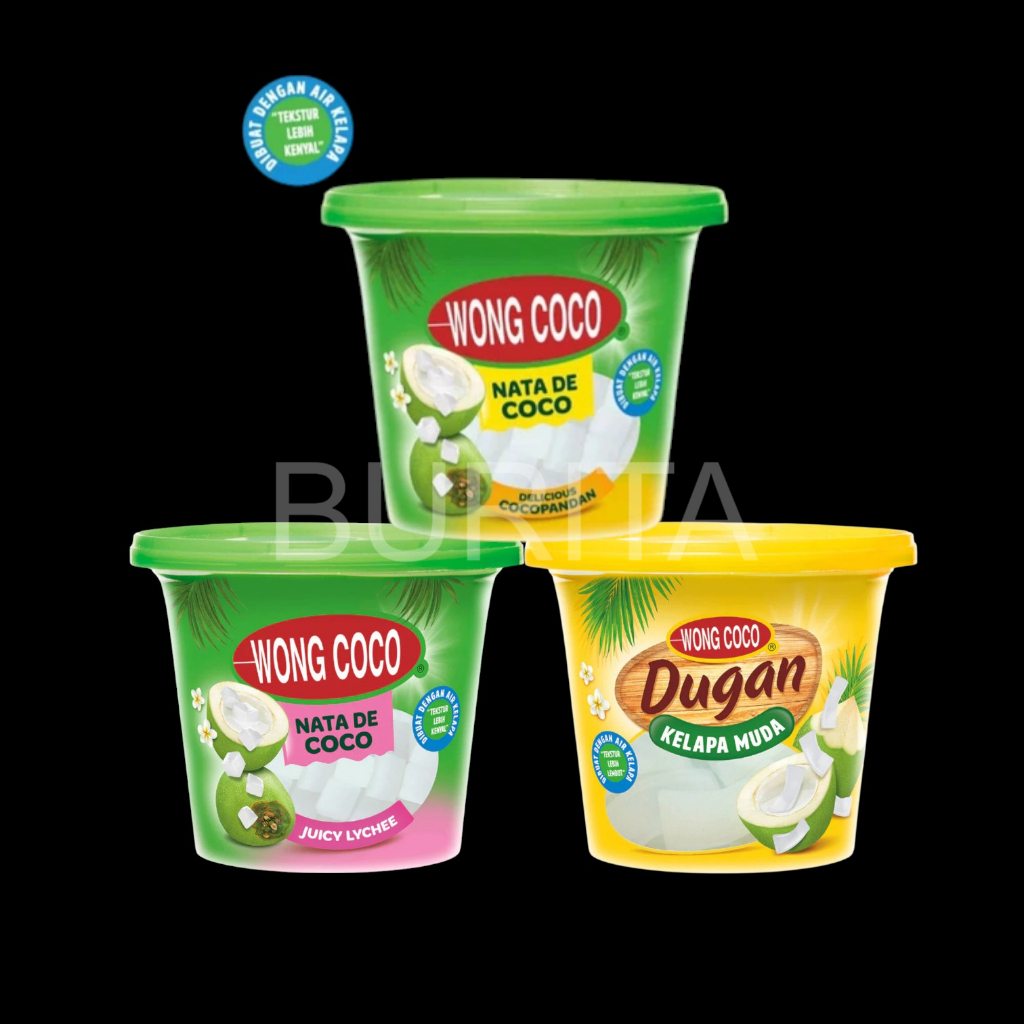 Wong Coco Nata De Coco Kemasan Ember 1kg