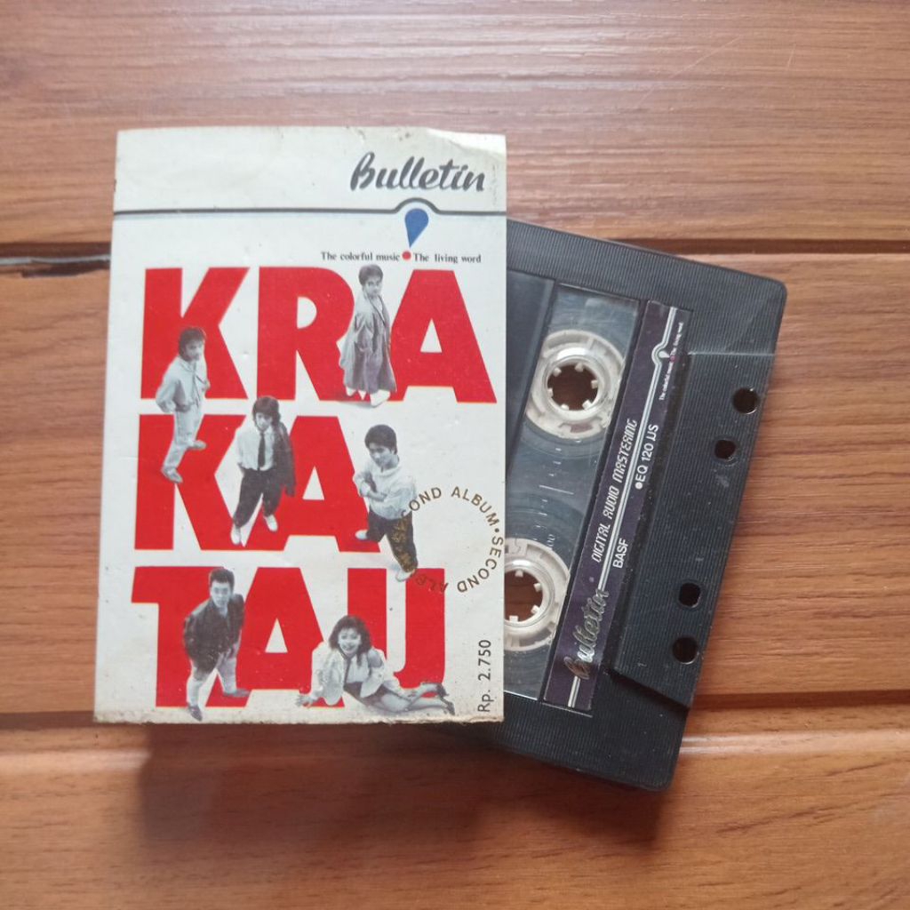 Kaset Krakatau Second Album/bulletin