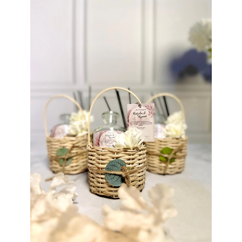 SOUVENIR PERNIKAHAN/PENGAJIAN/REED DIFFUSER/SOUVENIR ESTETIK/SOUVENIR NATAL