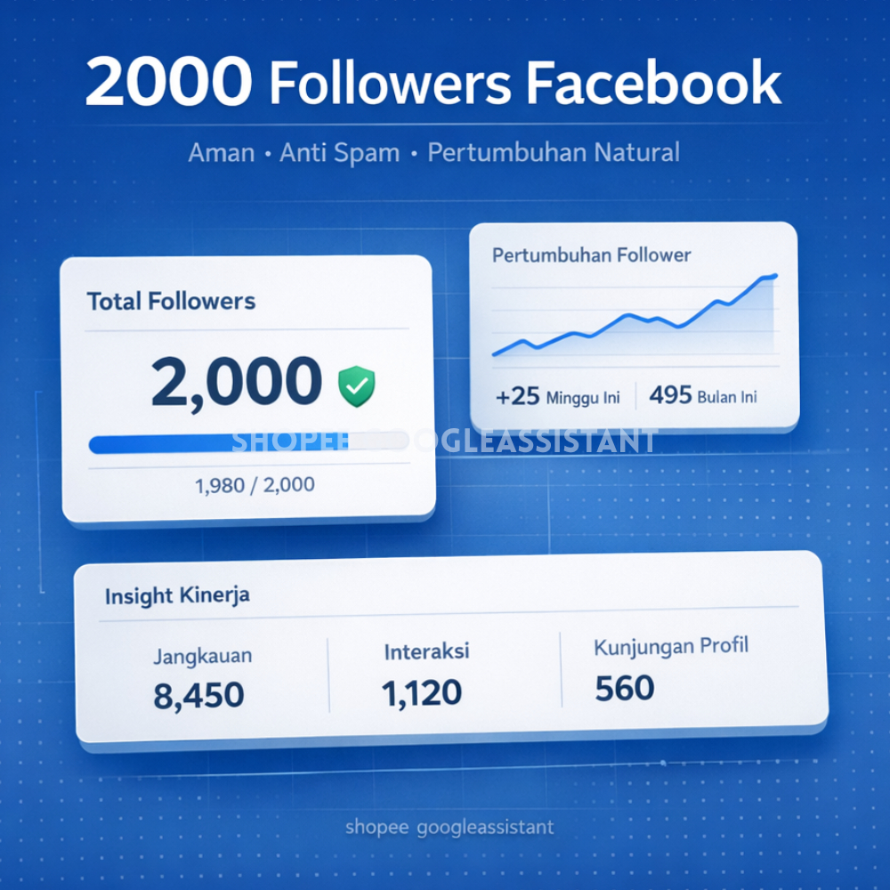 2000 FOLLOWERS FB | PENGIKUT FB