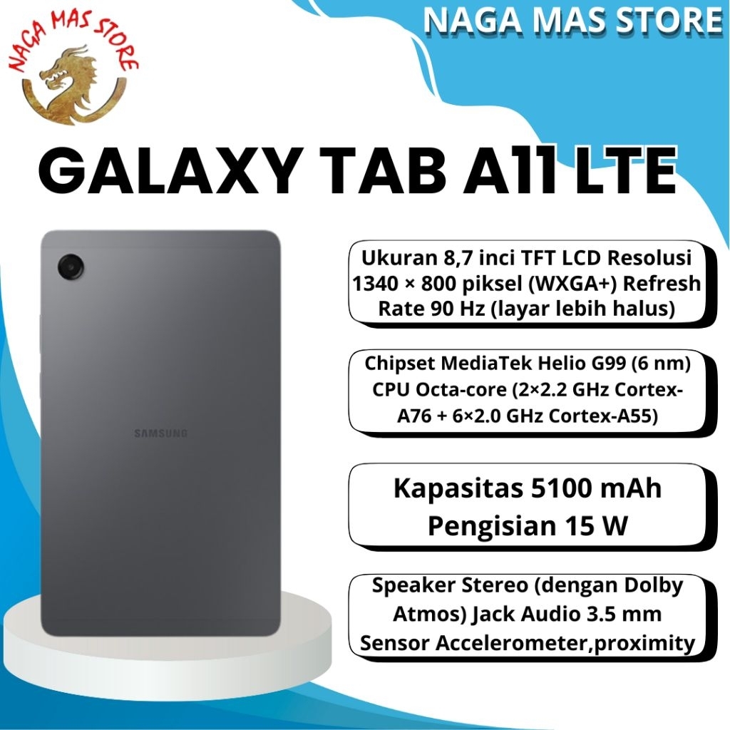SAMSUNG GALAXY TAB A11 LTE 4/64GB