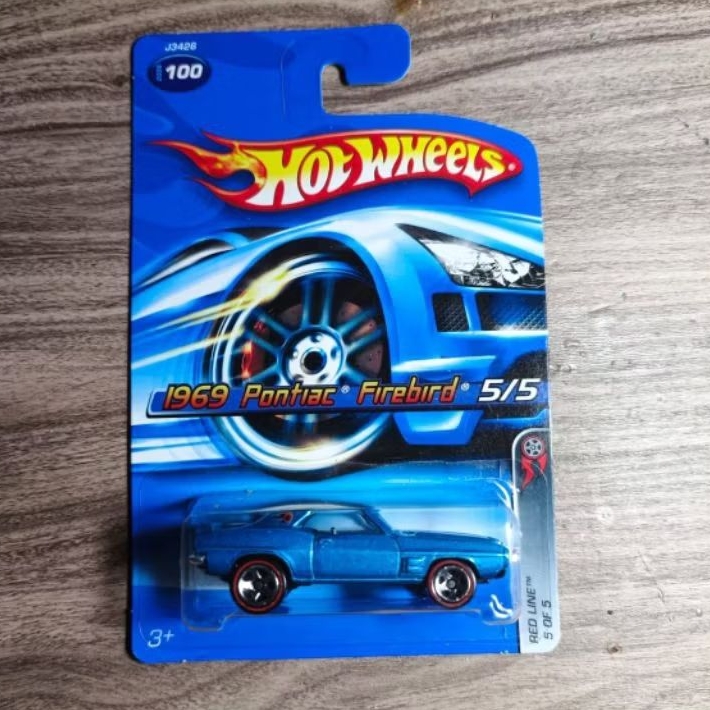 hot wheels 1969 pontiac firebird red line series