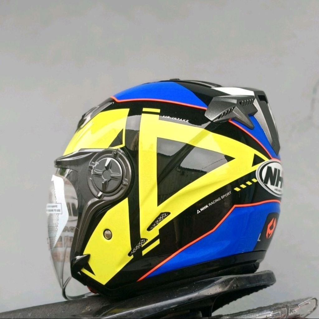 HELM GLADIATOR CORAK GRANDE DOBLE VISOR, HELM NHK GLADIATOR ORIGINAL