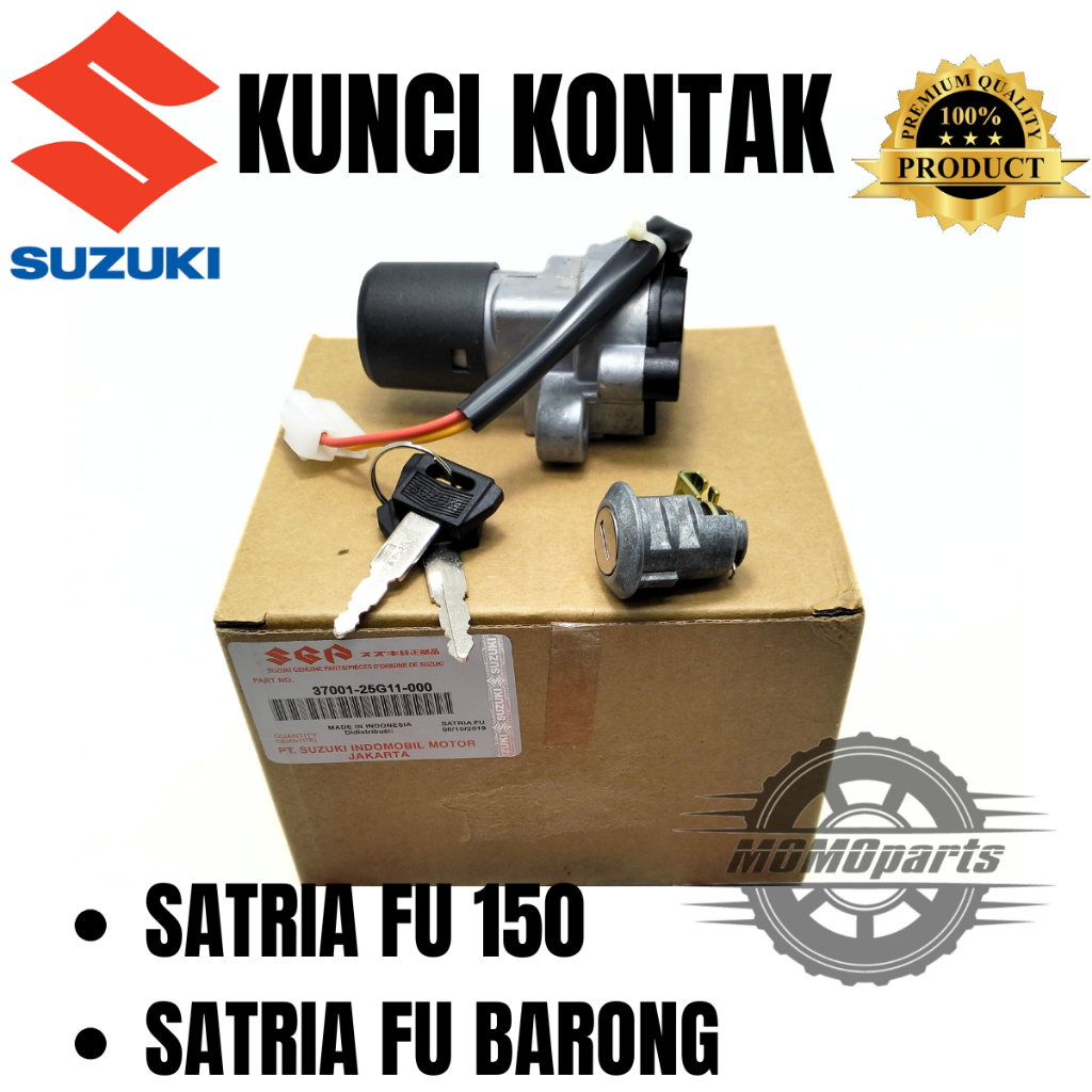ORIGINAL KUNCI KONTAK SET PLUS JOK UNTUK MOTOR SUZUKI B25 SATRIA FU 150 BARONG KUALITAS ASLI ORI SGP
