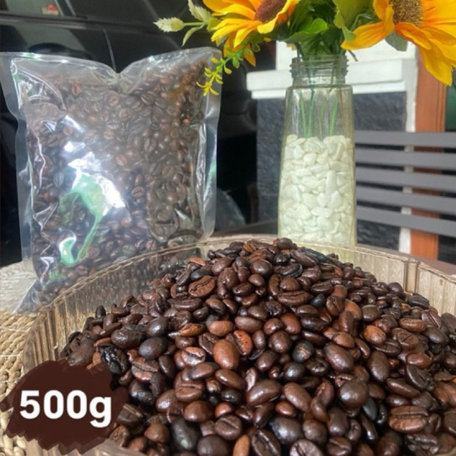 Biji Kopi Sangrai (Roastery Bean) 500g Robusta MM Coffee - Gunung Gumitir Jember
