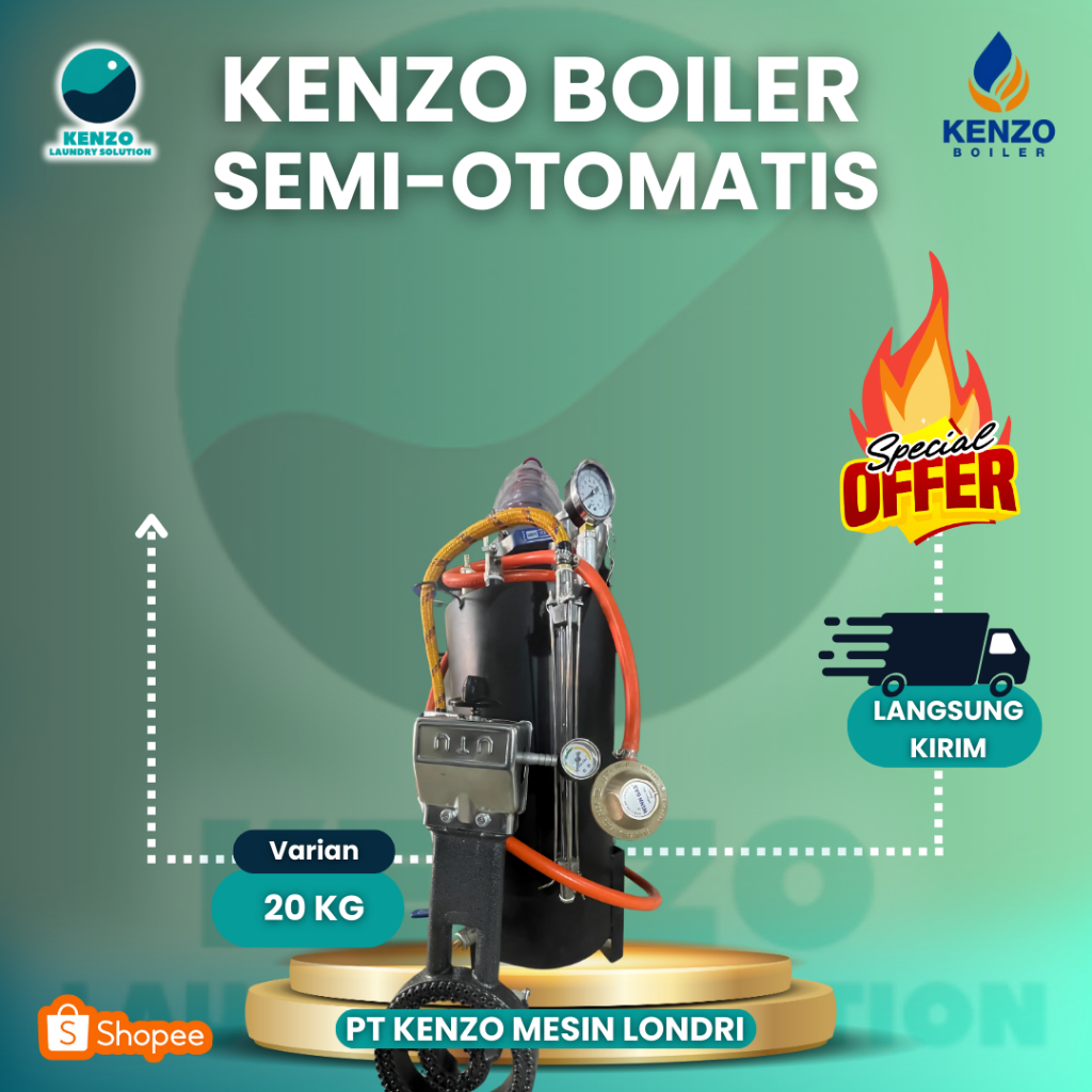 KENZO BOILER SEMI-OTOMATIS