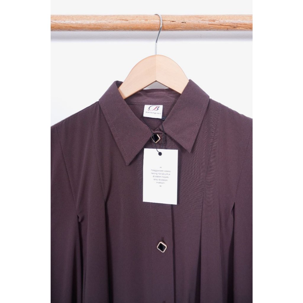 ELSI DRESS BY BENANGSARI SIZE L ABAYA BAHAN FORTALEZA GAMIS AKHWAT JUBAH MUSLIMAH BAJU MUSLIMAH ABAY