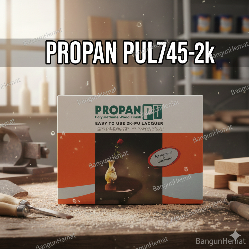 Propan PU Easy to Use 2K 745 - Cat Kayu Polyurethane Set 1 Liter (Base + Hardener)