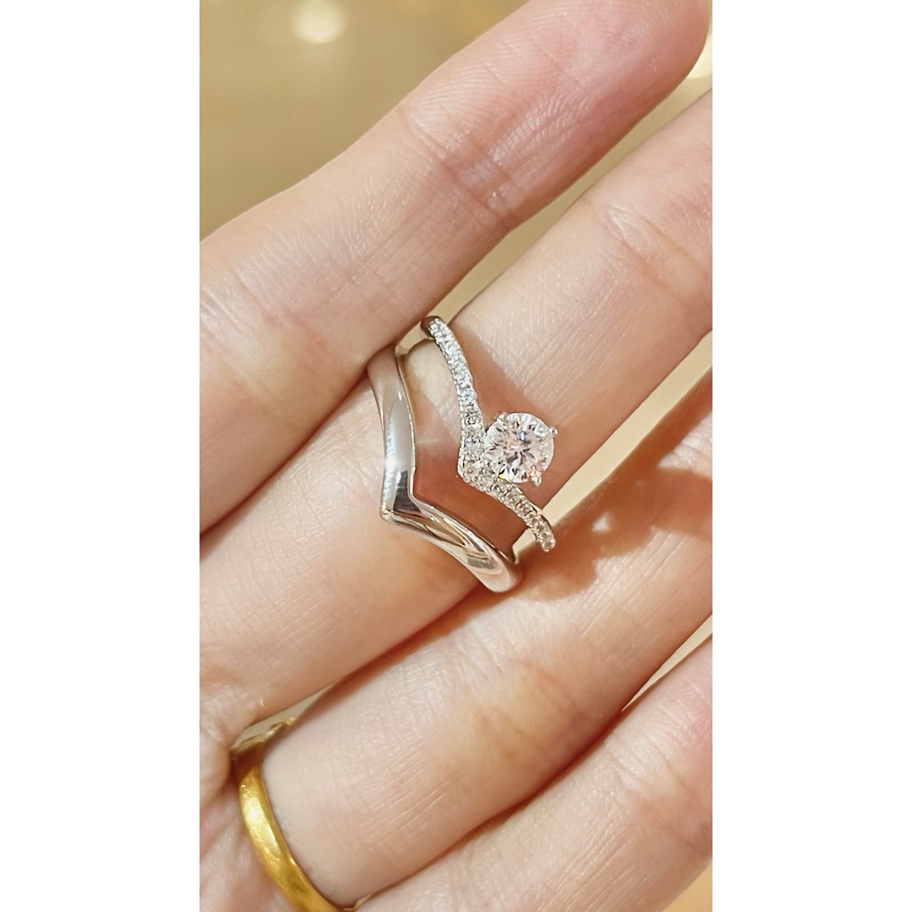 cincin couple permata moissanite