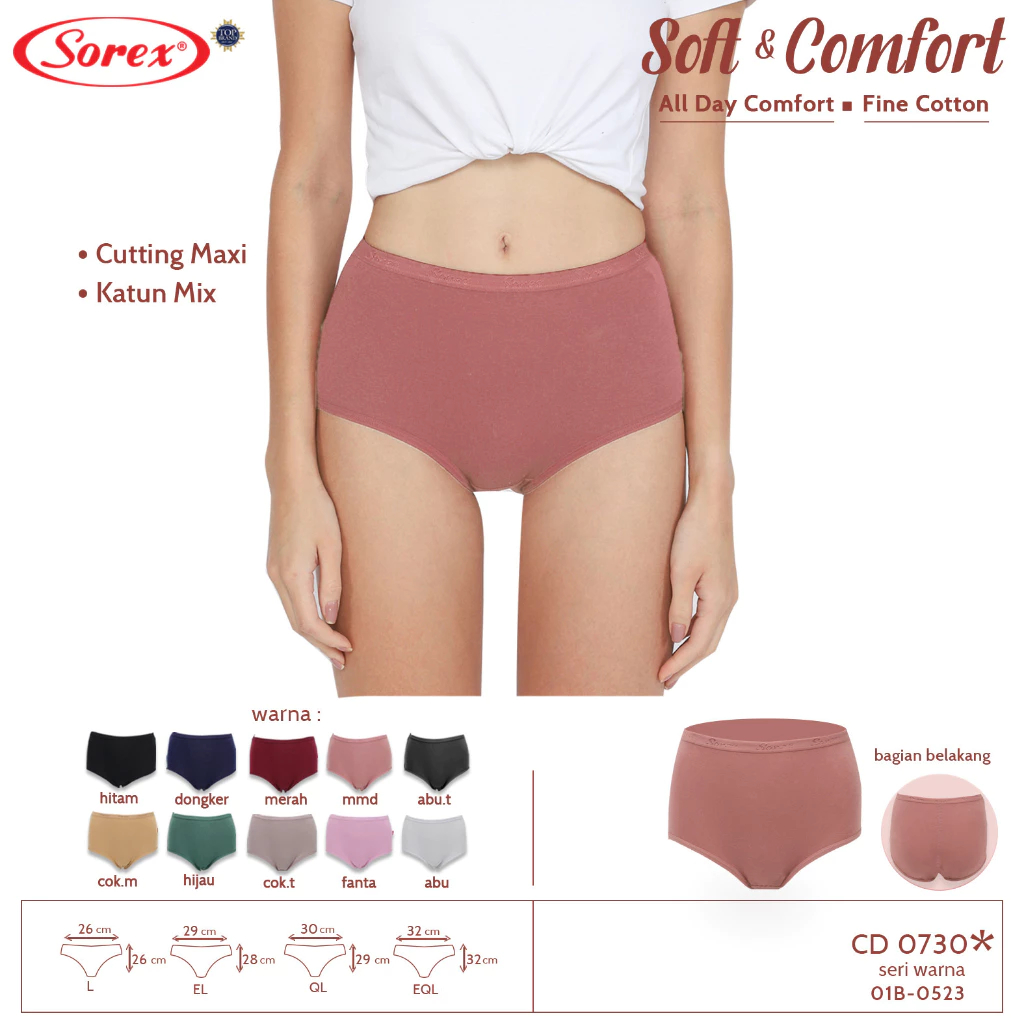 Sorex Celana dalam wanita cd Sorex 0730 soft & comfort