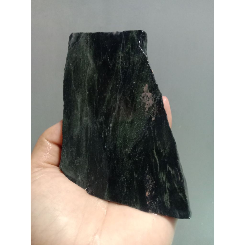 Rough Bahan Jadeite Jade Nabire Papua Motif