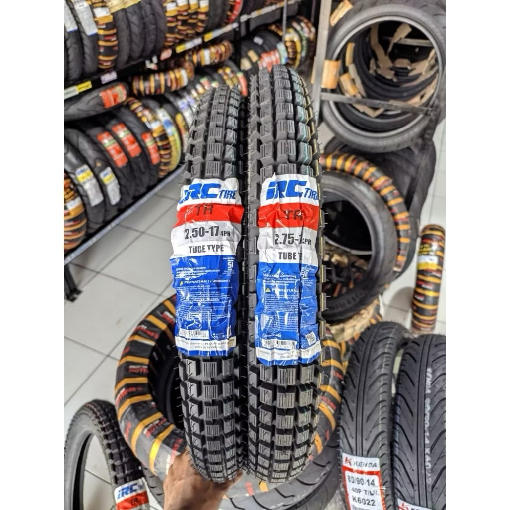 ban semi trile ban kembang tahu original IRC ukuran 275 ring 17