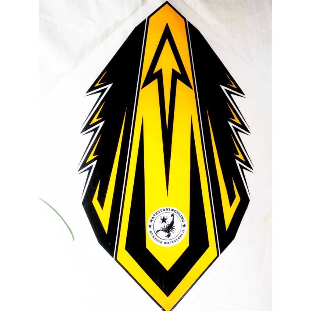 kertas 2 warna layangan sukhoi