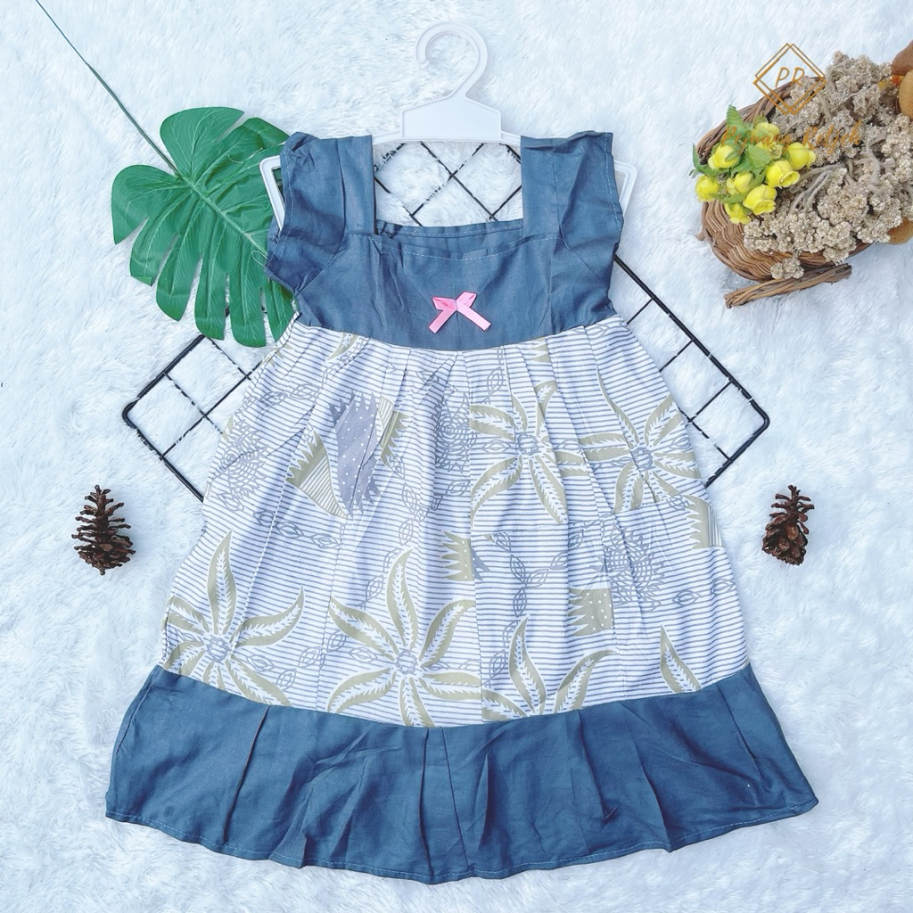 DRESS MANANG ANAK dress batik anak perempuan bahan rayon perca adem
