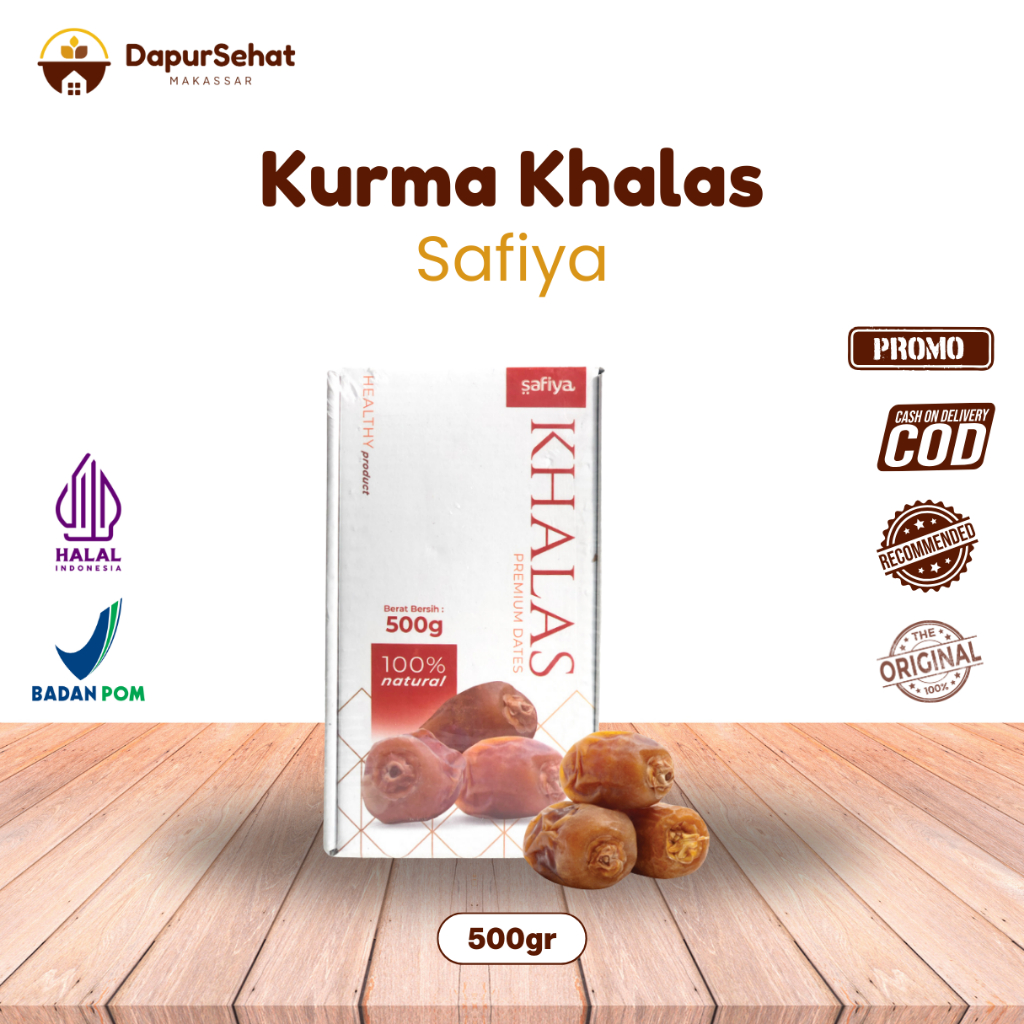 COD Kurma Khalas Saad kemasan premium Kurma khalas Premium box cantik untuk souvenir isian parsel