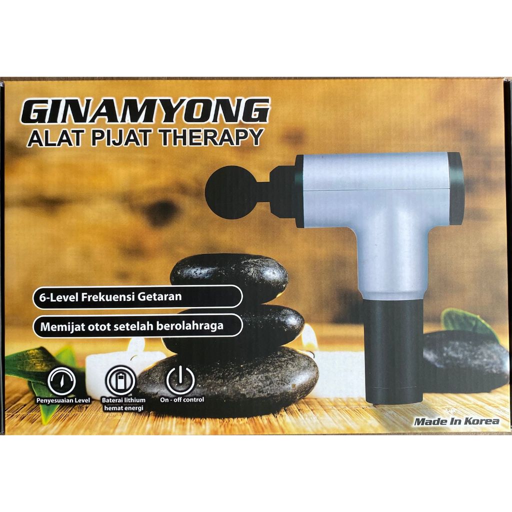 GINAMYONG - Alat Pijat Elektrik Ginamyong Massage Gun / Alat Pijat Ginamyong Massage Gun / Alat Tera
