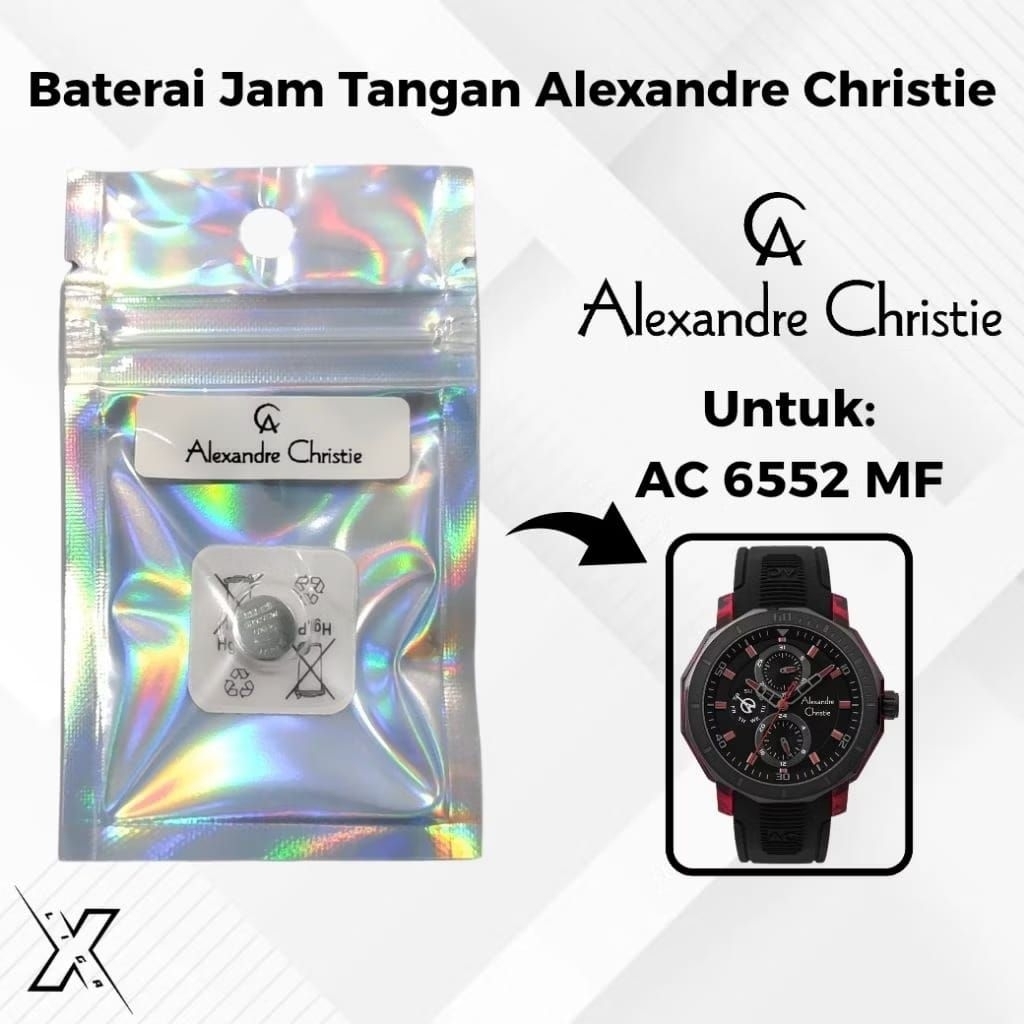 Baterai Jam Tangan Alexandre Christie AC 6552 MF Original
