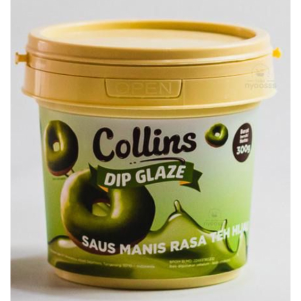 COLLINS DIP GLAZE MATCHA 300GR