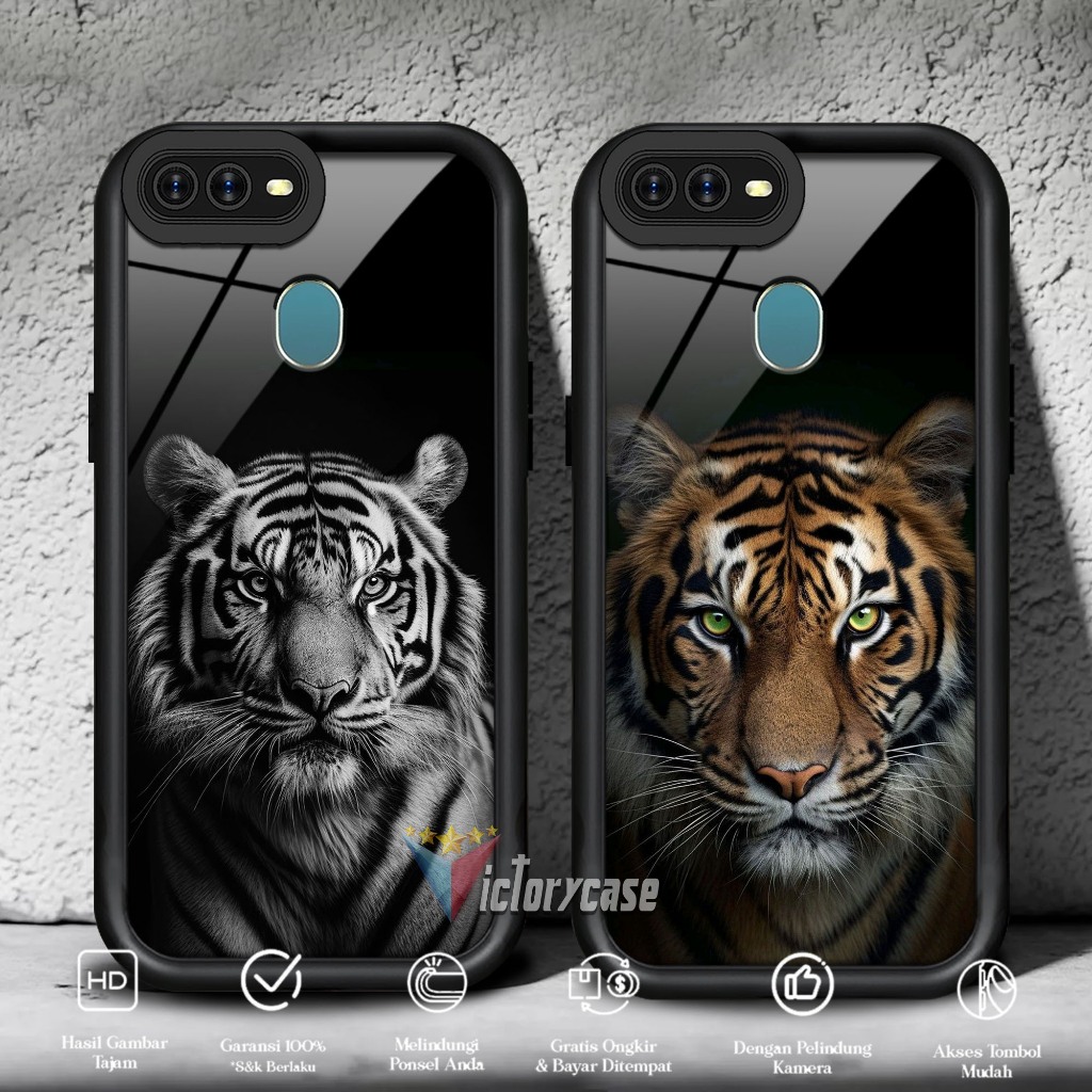 Case Hp Softcase glossy For OPPO A5S A7 A11K A12 MACAN silikon Glass Casing Handphone Premium