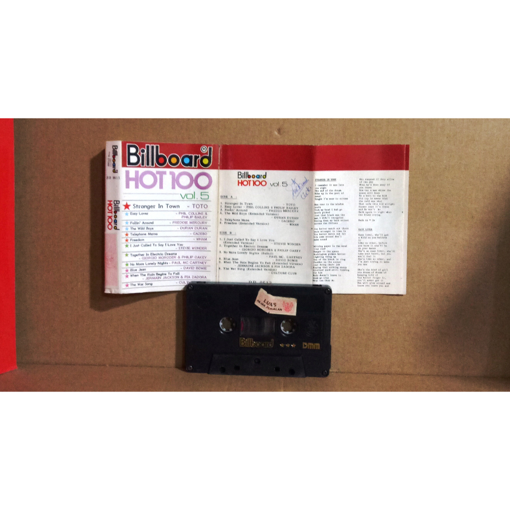 BILLBOARD HOT 100 VOL 5 - Kaset